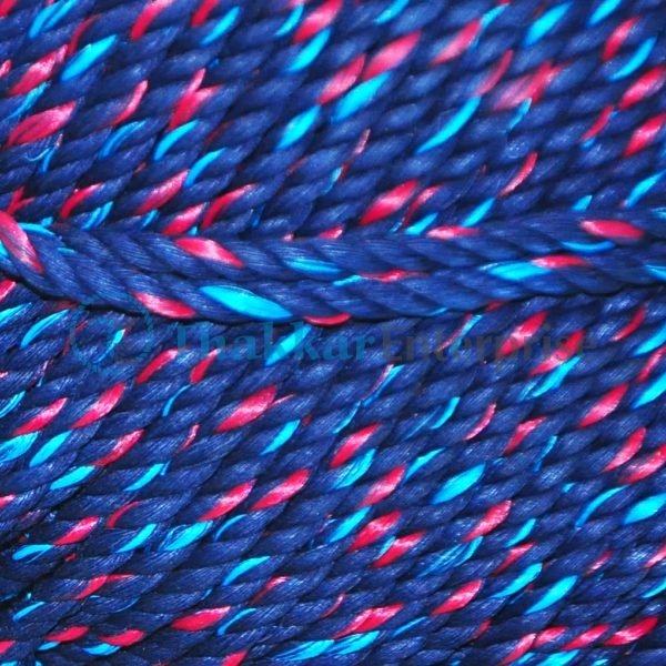 Blue Waste Cotton Rope – 3 mm to 4 mm Bawl Packing