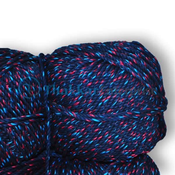 Blue Waste Cotton Rope – 3 mm to 4 mm Bawl Packing