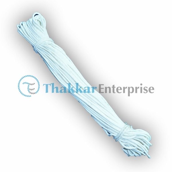 White Polyester Rope – 1 mm to 4 mm Hank Packing